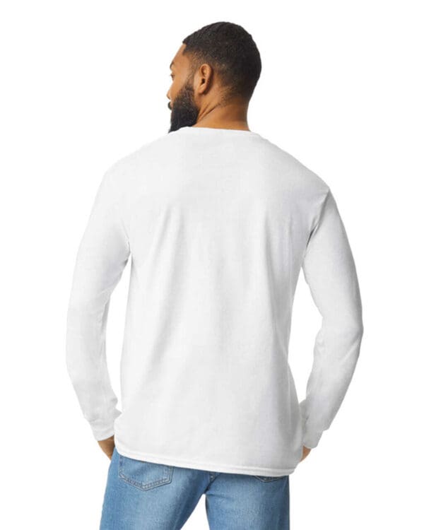 Adult Long Sleeve T-Shirt with Pocket - Image 2