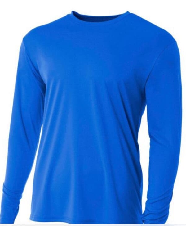 Adult Polyester Performance Long Sleeve Tshirt