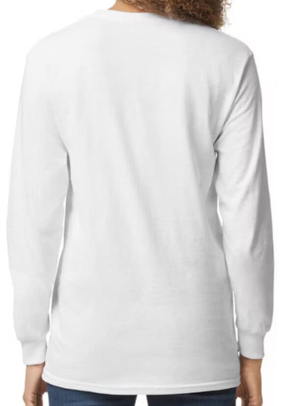 Adult Ultra Cotton 6oz Long Sleeve Tshirt - Image 2